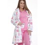 PIJAMA SRA. CARDADO 100%ALG. MIRA REF. 8551MW  