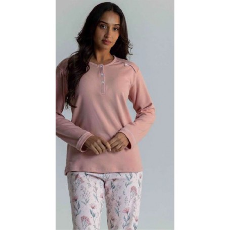 PIJAMA SRA. JUVENIL CARDADO MIRA REF. 8555MW          