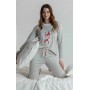 PIJAMA SRA. JUVENIL CARDADO MIRA REF. 8555MW          