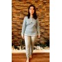 PIJAMA SRA. CLASSICO CARDADO REF: 3590