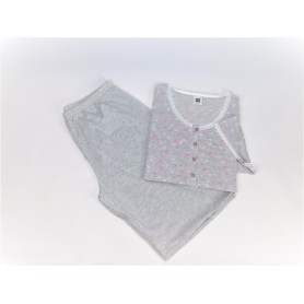 PIJAMA SENHORA M/M BERMUDA RFª.2221