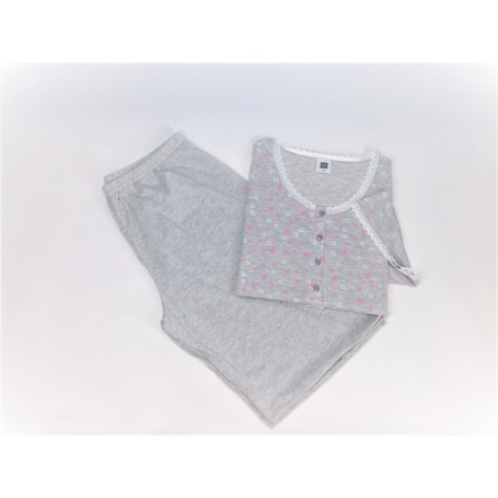 PIJAMA SENHORA M/M BERMUDA RFª.2221