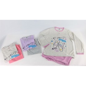 PIJAMA MENINA ALGODÃO C/PERNA RFª2280 