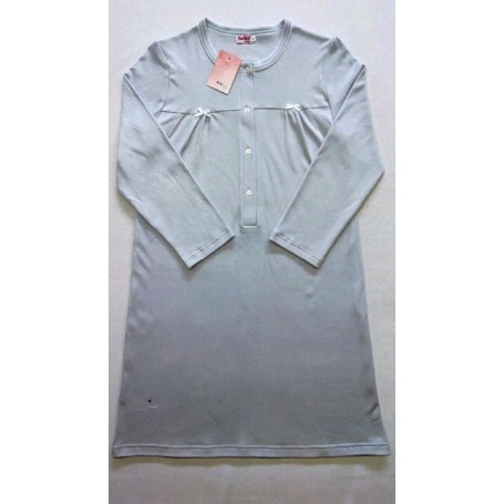 CAMISA DE NOITE CARDADA 100%ALG. REF. 4239