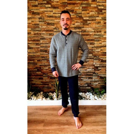 PIJAMA HOMEM CLASSICO CARDADO REF:2552