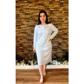 CAMISA DE NOITE CARDADA REF. 4232