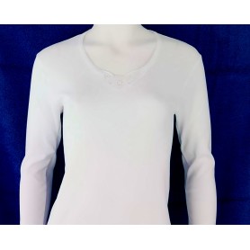 CAMISOLA SENHORA BORDADO C/M RFª556F