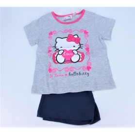 PIJAMA CRIANÇA CALÇÃO HELLO KITTY REF. EN2091 100%ALGODÃO