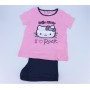 PIJAMA CRIANÇA CALÇÃO HELLO KITTY REF. EN2091 100%ALGODÃO