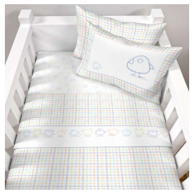 JOGO CAMA FLANELA BEBE R: BIRD