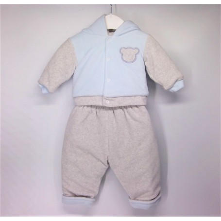 CONJUNTO BEBE 2 PEÇS VELUDO  REF. 1820