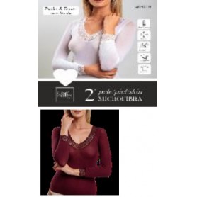 CAMISOLA SRA. SEGUNDA PELE C/RENDA MICROFIBRA 40 DEN