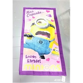 TOALHA DE PRAIA MINIONS REF. EP4328/EP4360