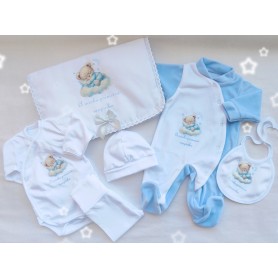 CONJUNTO PRIMEIRA ROUPINHA BEBE INVERNO REF. 126