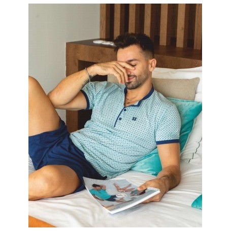 PIJAMA HOMEM CALÇÃO 100%ALG REF. 2039