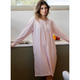 CAMISA NOITE SRA. C/MANGA REF: 1123