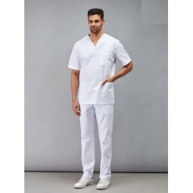 CALÇA BRANCO C/ELAST.  UNISSEXO 