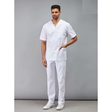 CALÇA BRANCO C/ELAST.  UNISSEXO 