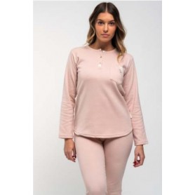 PIJAMA SRA. LISO CARDADO MIRA REF. 8193MW