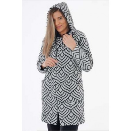 ROBE SRA. CORALINA C/ FECHO C/CAPUCHO  REF. 9226