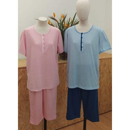 PIJAMA SENHORA M/M BERMUDA RFª.250
