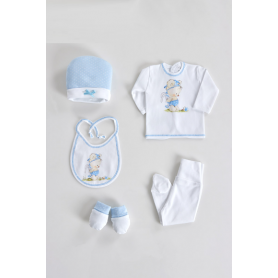 CONJUNTO 5PÇS BEBE VERÃO REF. 595