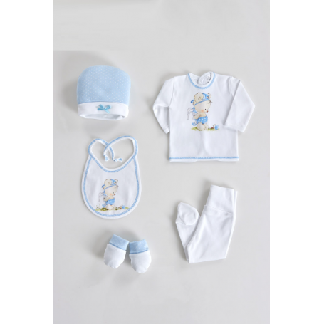 CONJUNTO 5PÇS BEBE VERÃO REF. 595