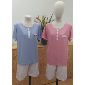 PIJAMA SENHORA BERMUDA RFª.351