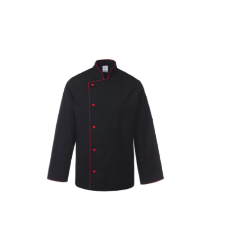 JALECA MANGA COMPRIDA VIVO VERMELHO C/MOLAS