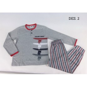 PIJAMA RAPAZ ALGODÃO C/PERNA RFª2280 