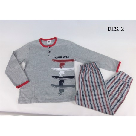 PIJAMA RAPAZ ALGODÃO C/PERNA RFª2280 