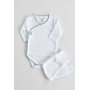 CONJUNTO BODY+CALÇA BEBE 100%ALGODÃO REF. 144
