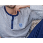 PIJAMA HOMEM S/CARDA C/PERNA 100%ALG REF. 2017