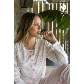 PIJAMA SRA. CASACO 100%ALG. REF.1206
