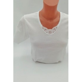 CAMISOLA SENHORA BORDADO M/M RFª.556CF N.º 4/6