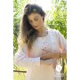 CAMISA DE NOITE CLASSICA C/MANGA 100%ALG. REF.1209