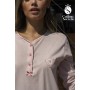 PIJAMA SRA. C/PERNA 100%ALG. REF.1205