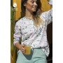PIJAMA SRA. C/PERNA 100%ALG. REF.1219