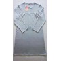 CAMISA DE NOITE CARDADA 100%ALG. REF. 4239