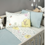 JOGO CAMA GRADES BEBE VERAO 100%ALGODAO REF: SHEEP