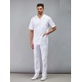 CALÇA BRANCO C/ELAST.  UNISSEXO 