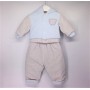 CONJUNTO BEBE 2 PEÇS VELUDO  REF. 1820