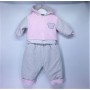CONJUNTO BEBE 2 PEÇS VELUDO  REF. 1820