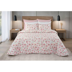COLCHA C/FRONHAS REF. PEONIA